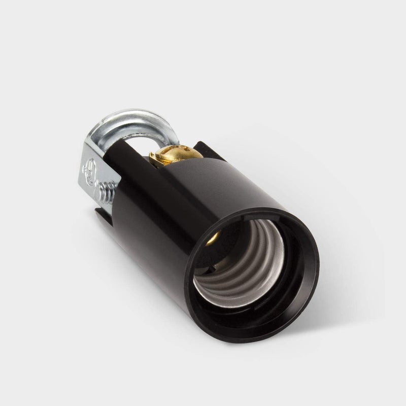 DiCUNO مصباح LED E12 من DiCUNO، قاعدة شمعة بديلة، قطع حامل مصباح الثريا مع عازل من الورق المقوى، فينوليك بدون مفتاح، مدرج في UL، 6-pack - Image 5